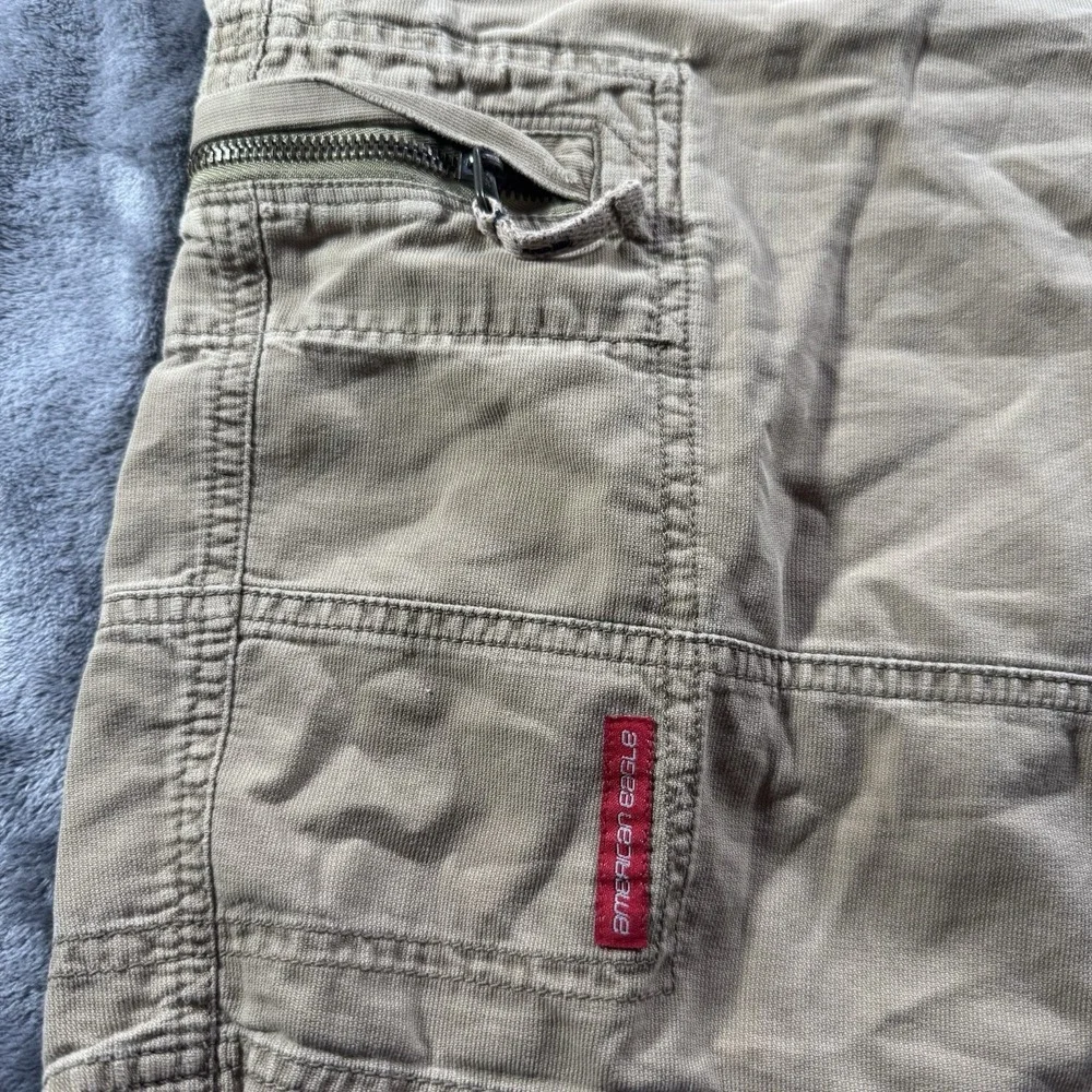 Vintage Y2K American Eagle Shorts Mens 30 Brown Military Skate 11